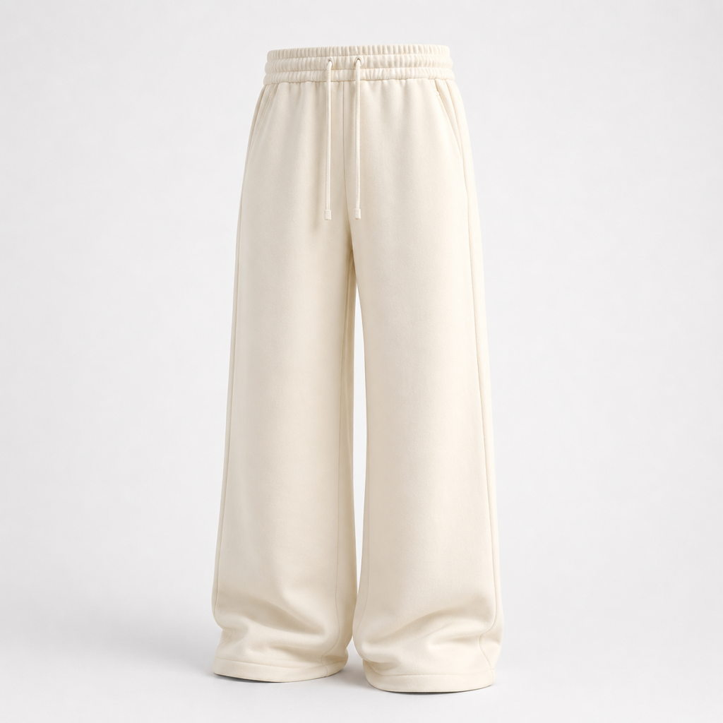 Men's wide leg sweatpants